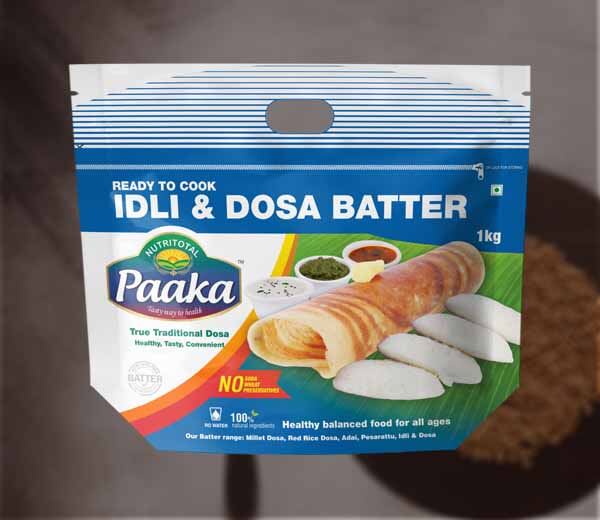 Paaka Idli Dosa Batter by Nutritotal