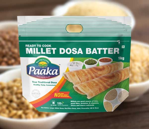 Paaka  Millet Dosa Batter by Nutritotal